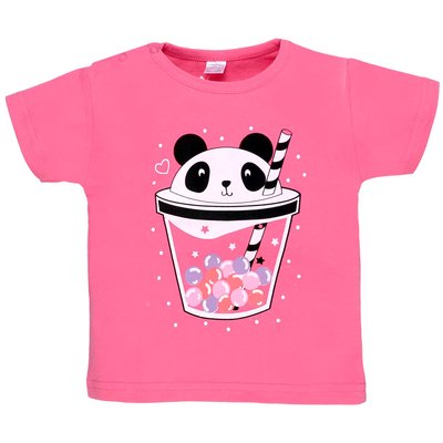 Детская футболка, 100% хлопок, розовая 0601301рпа-80 фото