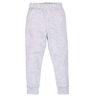 Детские брюки, Мальчикам, 100% хлопок - Футер петельный, цвет - Серый меланж 1820102смл-98 фото