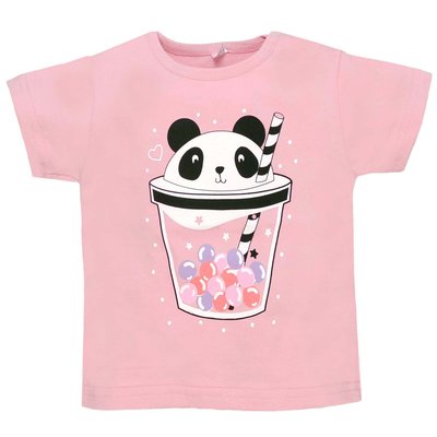 Дитяча футболка, 100% бавовна, рожева 0601301спа-92 фото