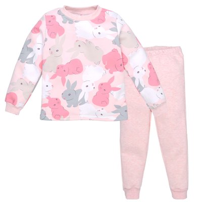 Піжама дитяча для дівчаток, 100% бавовна, колір - Рожевий 0122402зка-158 фото