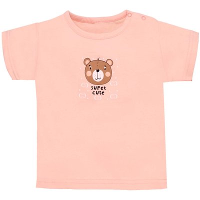 Дитяча футболка, 100% бавовна, рожева 0601301пем-80 фото