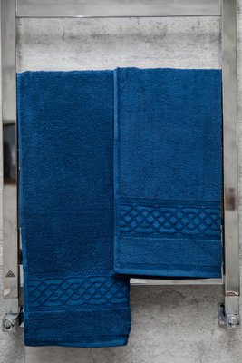 Рушник махровий, CHANEL жаккард, колір темний джинс 5061-5090-4 фото