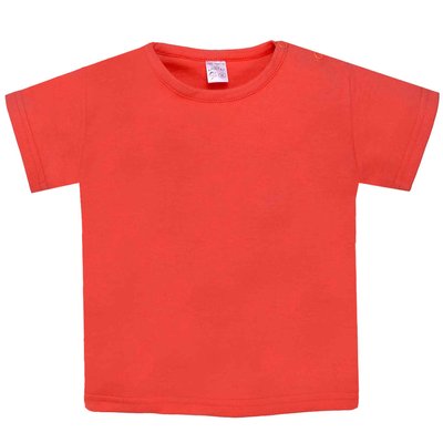Детская футболка, 100% хлопок, кораловая 0601101ткр-80 фото