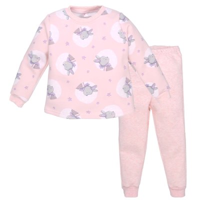 Піжама дитяча для дівчаток, 100% бавовна, колір - Рожевий 0122402зци-140 фото