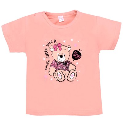 Дитяча футболка, 100% бавовна, рожева 0601301звс-98 фото