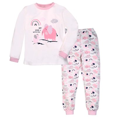Піжама дитяча для дівчаток, 100% бавовна, колір - Рожевий 0106302рсл-164 фото