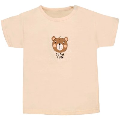 Дитяча футболка, 100% бавовна, бежева 0601301мшб-86 фото
