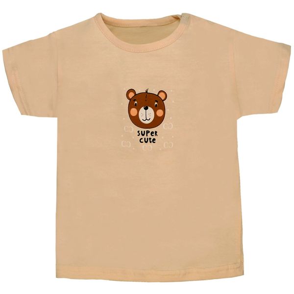 Дитяча футболка, 100% бавовна, бежева 0601301бем-80 фото