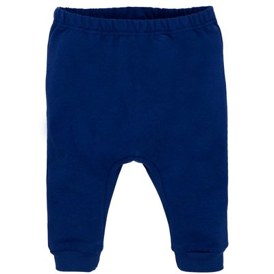Дитячі штани, Хлопчикам, 95% бавовна 5% еластан - Футер з начісом, колір - Синій 1826123син-68 фото