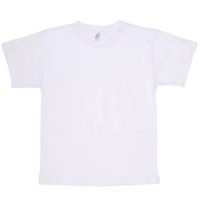 Дитяча футболка, 100% бавовна, біла 0601001біл-92 фото