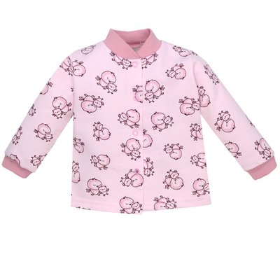 Детская кофточка для девочек, 100% хлопок, цвет - Розовый 0402202цип-62 фото