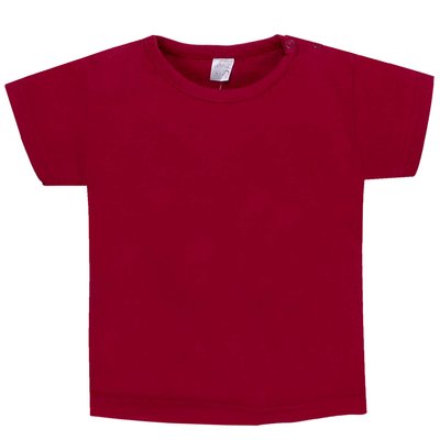 Детская футболка, 100% хлопок, бордовая 0601101вшн-80 фото