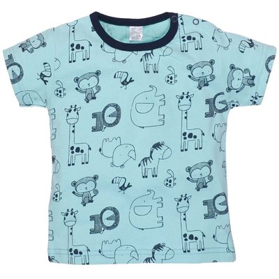Детская футболка, 100% хлопок, голубая 0601201бсл-98 фото