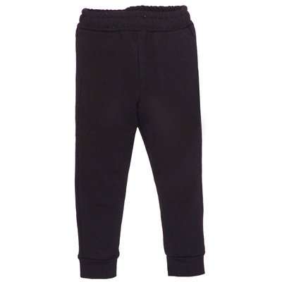 Дитячі штани, Дівчаткам, Хлопчикам, 100% бавовна - Футер двунитка петельний, колір - Чорний 1820122чр-92 фото